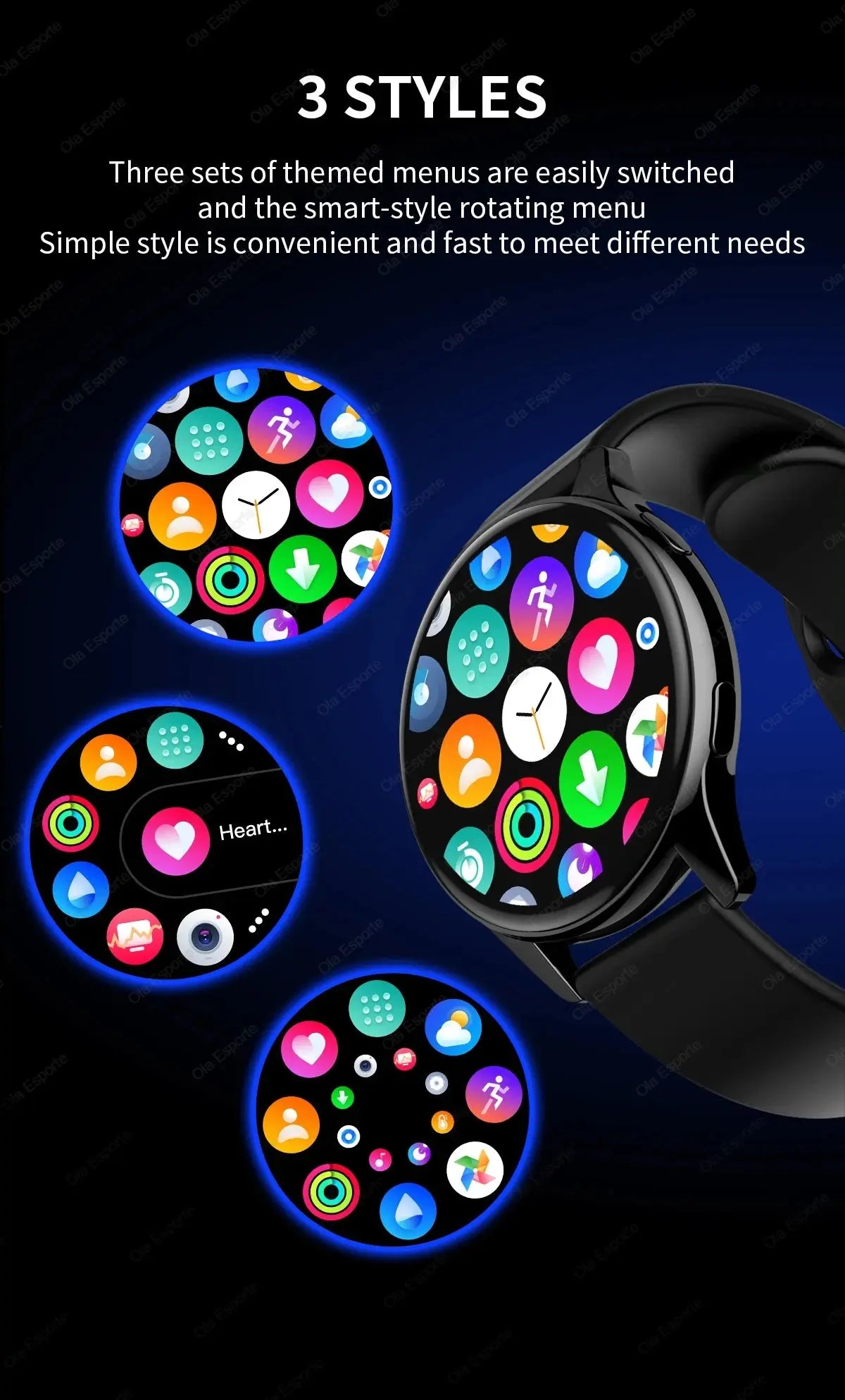 Smartwatch Women Watch 6 Health Monitoring Watch Waterproof Voice Assistant Bluetooth Call Smart Watch 2026 New Sports Watch GreatEagleInc
