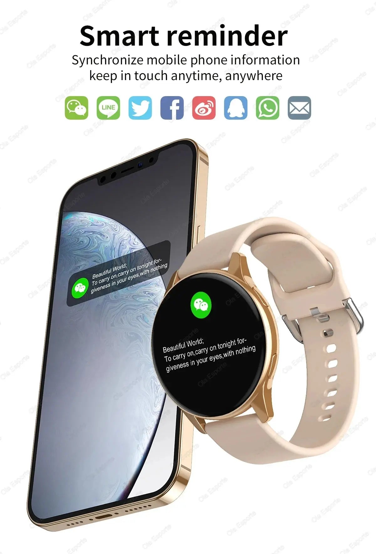 Smartwatch Women Watch 6 Health Monitoring Watch Waterproof Voice Assistant Bluetooth Call Smart Watch 2026 New Sports Watch GreatEagleInc