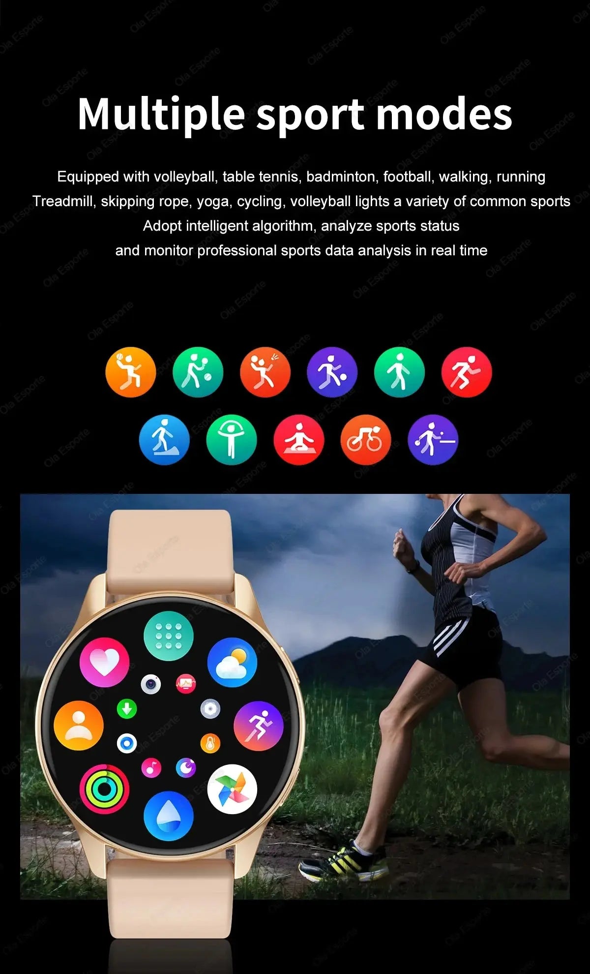 Smartwatch Women Watch 6 Health Monitoring Watch Waterproof Voice Assistant Bluetooth Call Smart Watch 2026 New Sports Watch GreatEagleInc