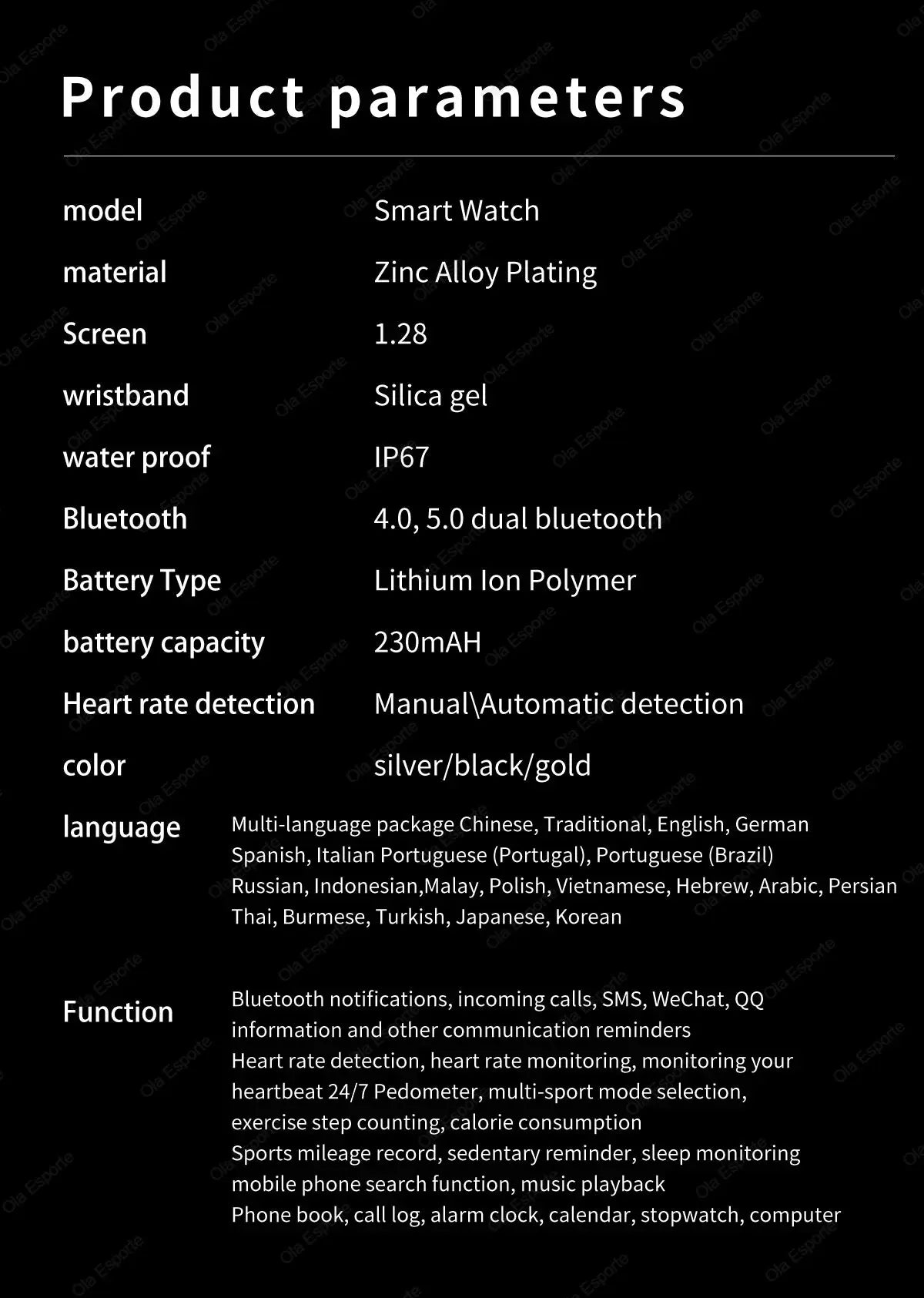Smartwatch Women Watch 6 Health Monitoring Watch Waterproof Voice Assistant Bluetooth Call Smart Watch 2026 New Sports Watch GreatEagleInc