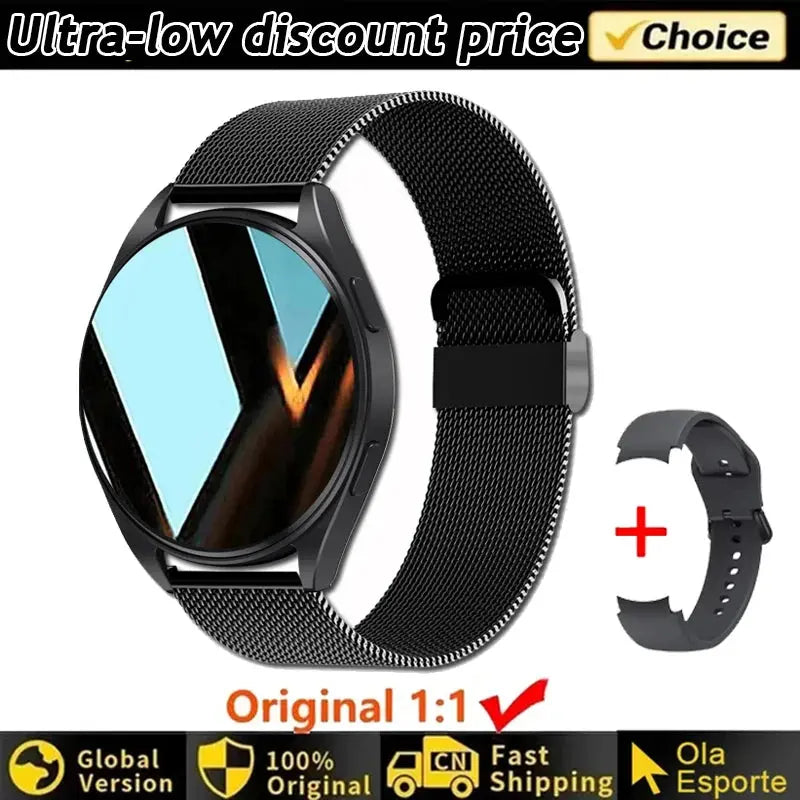 Smartwatch Women Watch 6 Health Monitoring Watch Waterproof Voice Assistant Bluetooth Call Smart Watch 2026 New Sports Watch GreatEagleInc