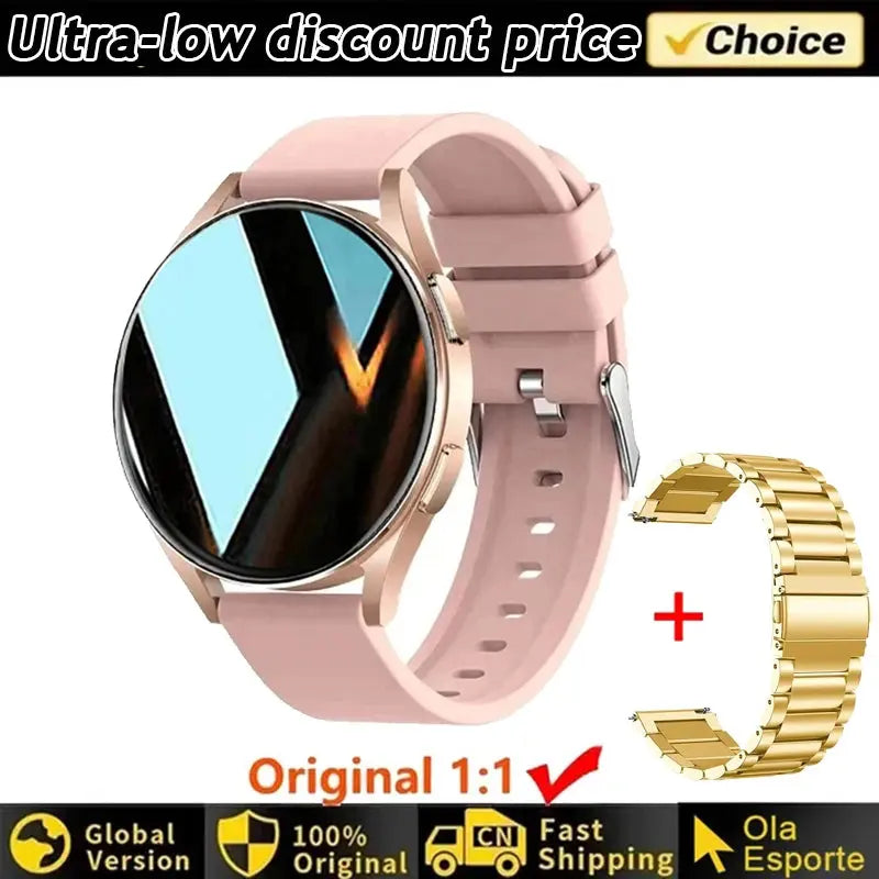 Smartwatch Women Watch 6 Health Monitoring Watch Waterproof Voice Assistant Bluetooth Call Smart Watch 2026 New Sports Watch GreatEagleInc