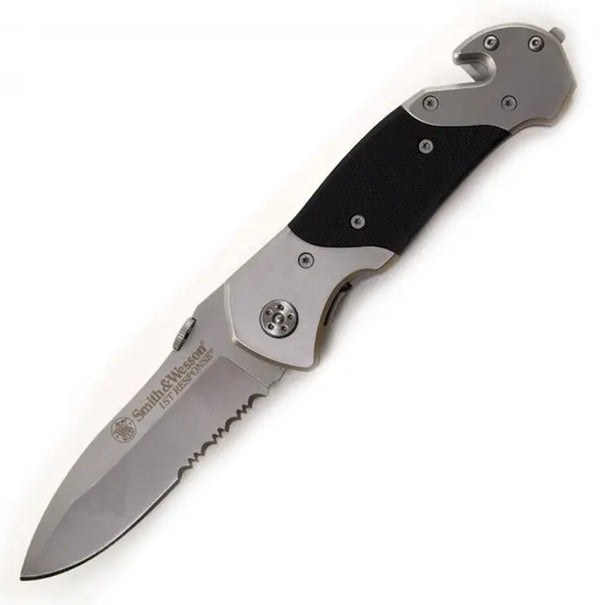 Smith & Wesson 1st Response 3.3" Folding Pocket Knife & Rescue Tool BTI Tools