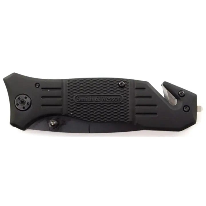 Smith & Wesson 3.3" Folding Pocket Knife & Rescue Tool BTI Tools