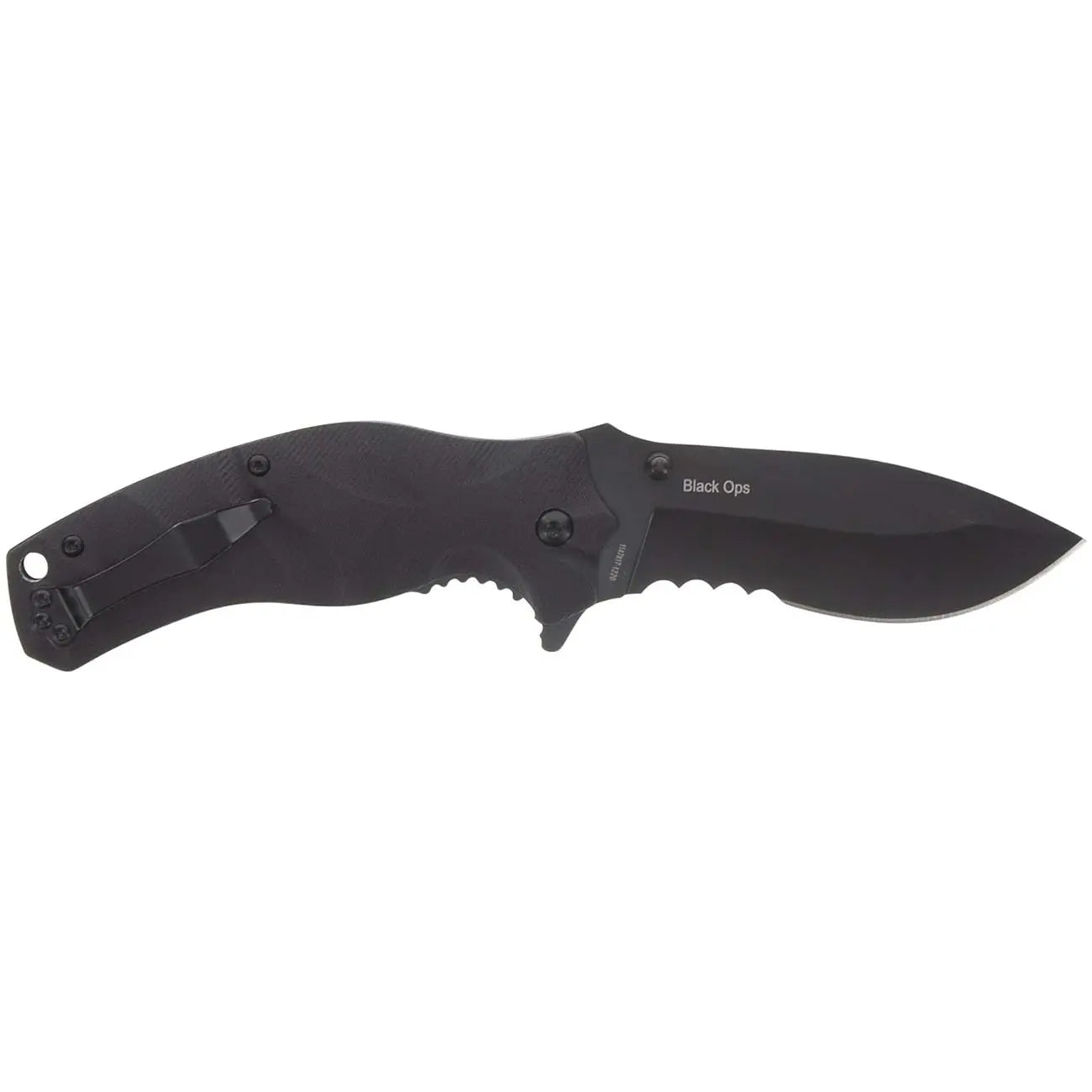 Smith & Wesson 3.5" Black Ops Recurve Folding Knife BTI Tools