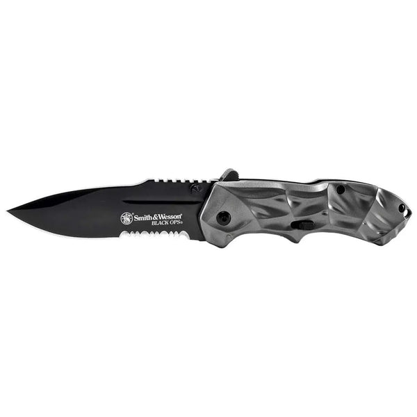 Smith & Wesson Black Ops 3.4" Drop Point Pocket Knife BTI Tools