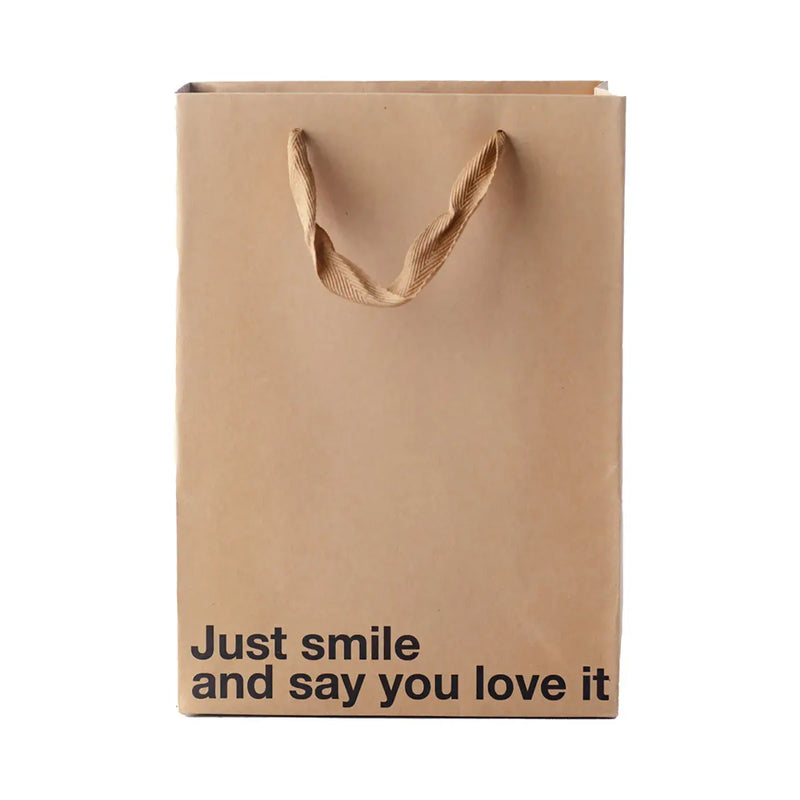 Snarky Gift Bags Just Smile 3pk Wood Rocket