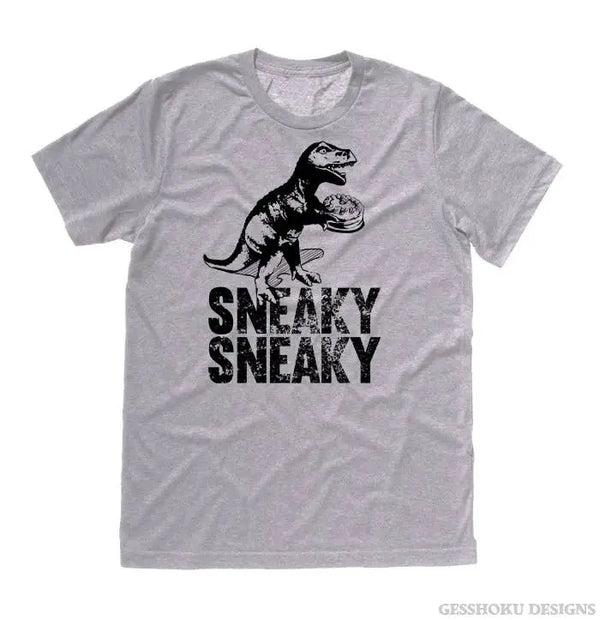 Sneaky Dinosaur T-shirt Gesshoku Designs