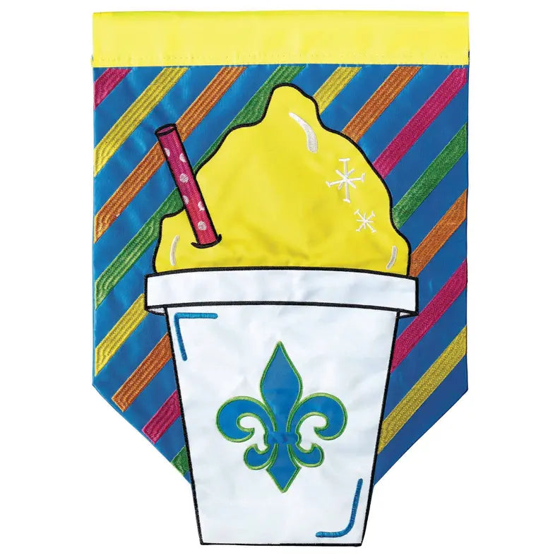 Snoball Fleur De Lis Flag Dicksons Inc