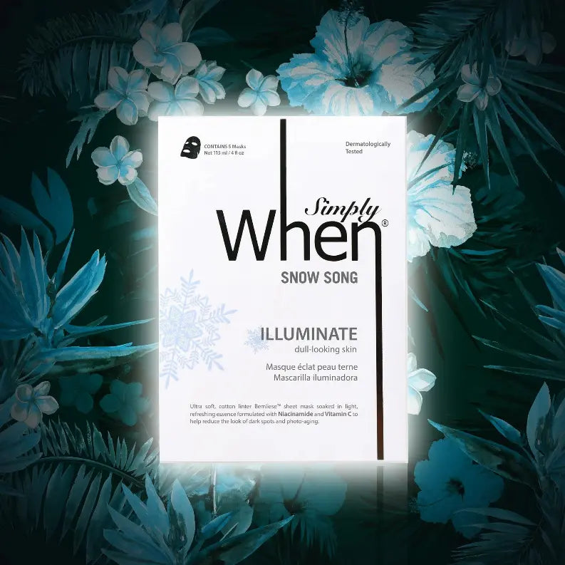Snow Song Illuminate Ultra-Soft Cotton Linter Bemliese Sheet Mask - Simply When When Beauty