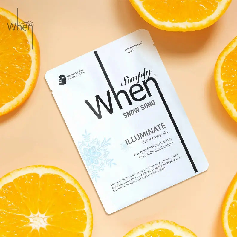 Snow Song Illuminate Ultra-Soft Cotton Linter Bemliese Sheet Mask - Simply When When Beauty
