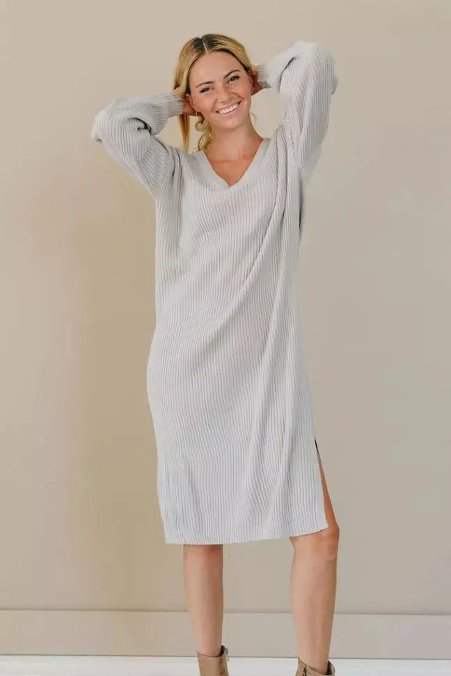 Snuggle Me Up Sweater Dress Stay Warm in Style