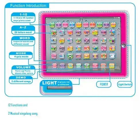 So Smart Toy Pad With 12 Fun And Educational Features Vista Shops