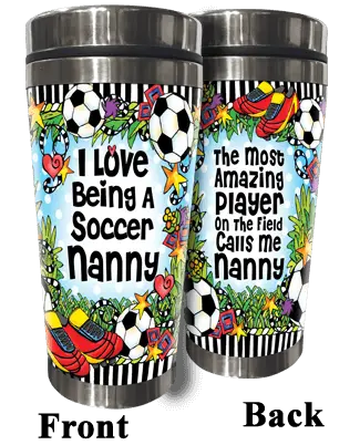 Soccer Family Stainless Steel Tumbler Suzy Toronto