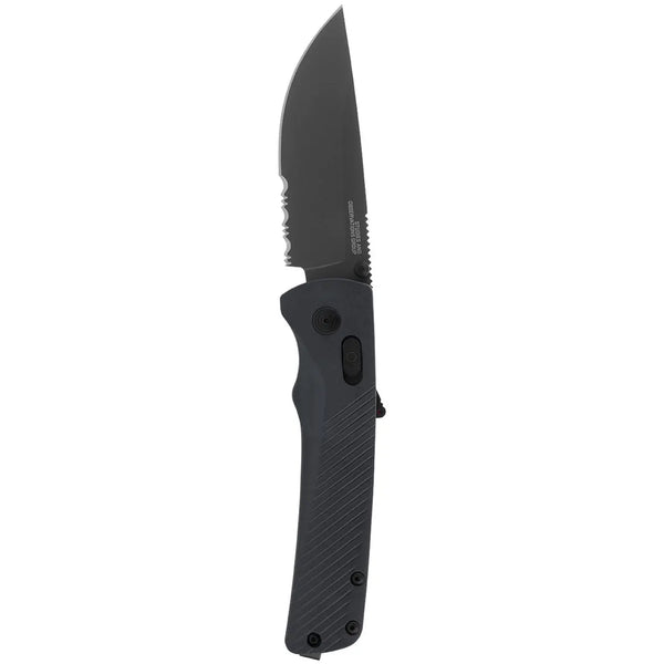 Sog Flash At Partially Serrated 3.45" Folding Pocket Knife (urban Grey) SOG