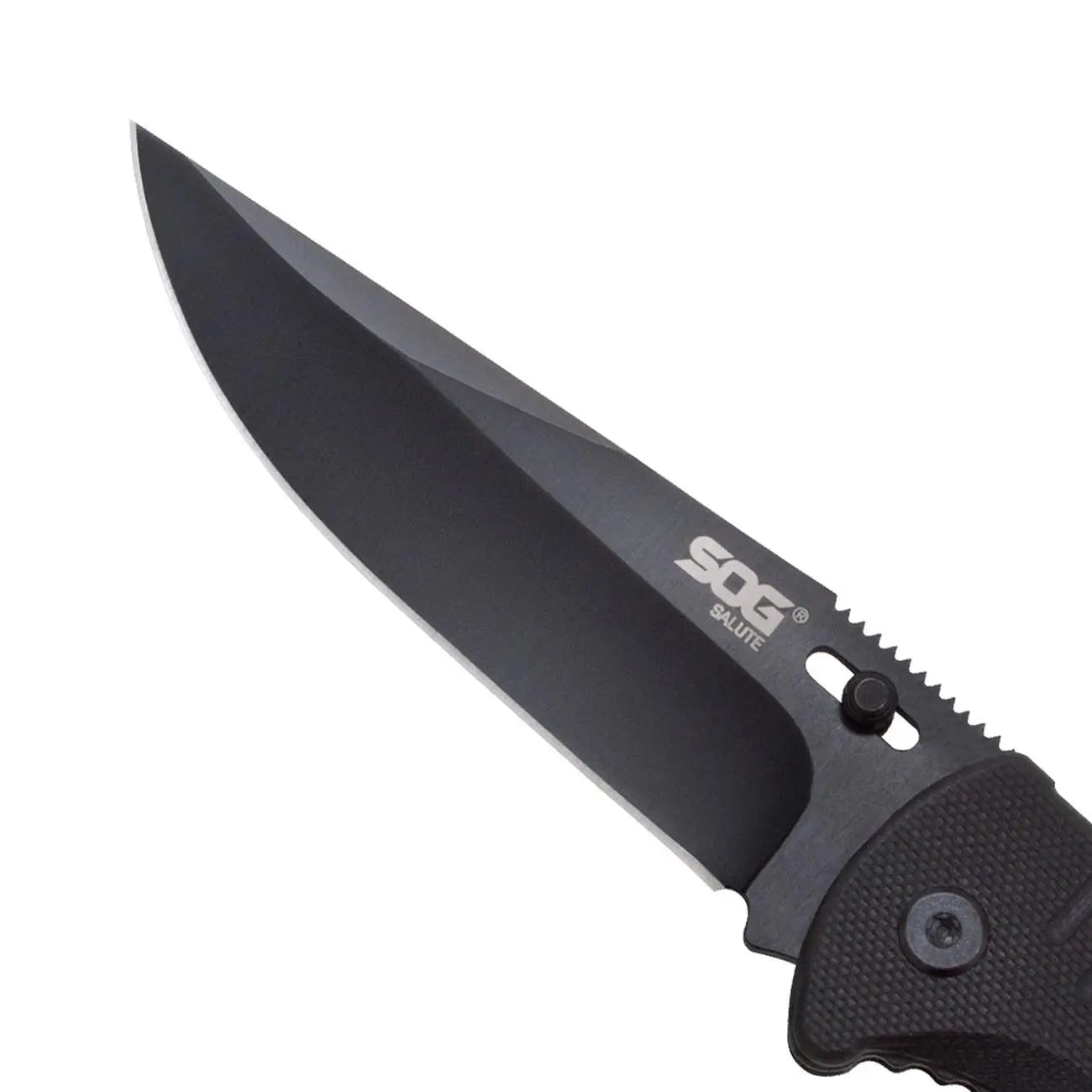 Sog Salute Clip Point Folding Knife With G10 Grips SOG