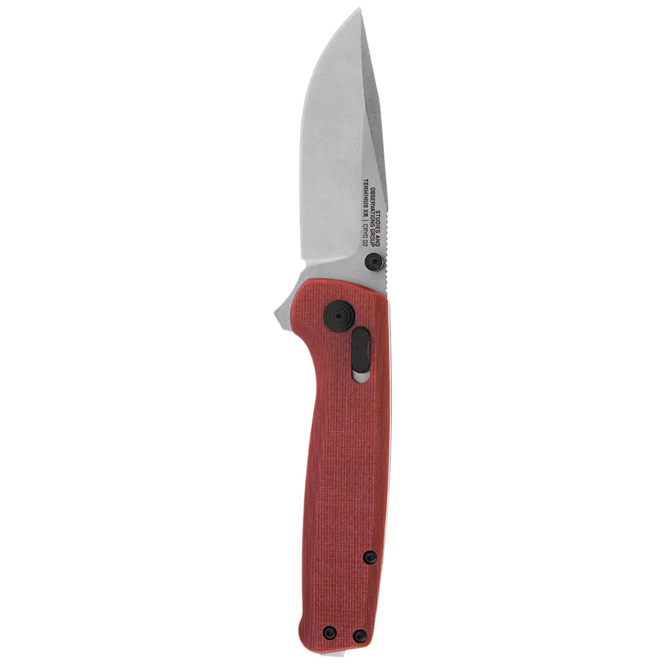 Sog Terminus Xr G10 2.95" Folding Pocket Knife (crimson) - Presentation Box SOG