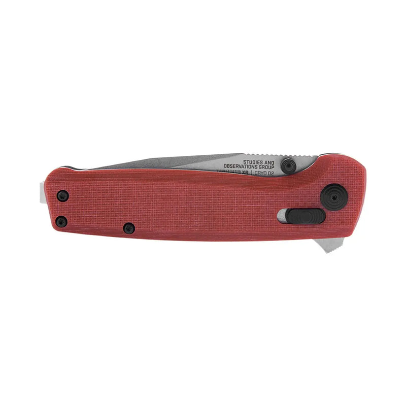 Sog Terminus Xr G10 2.95" Folding Pocket Knife (crimson) - Presentation Box SOG