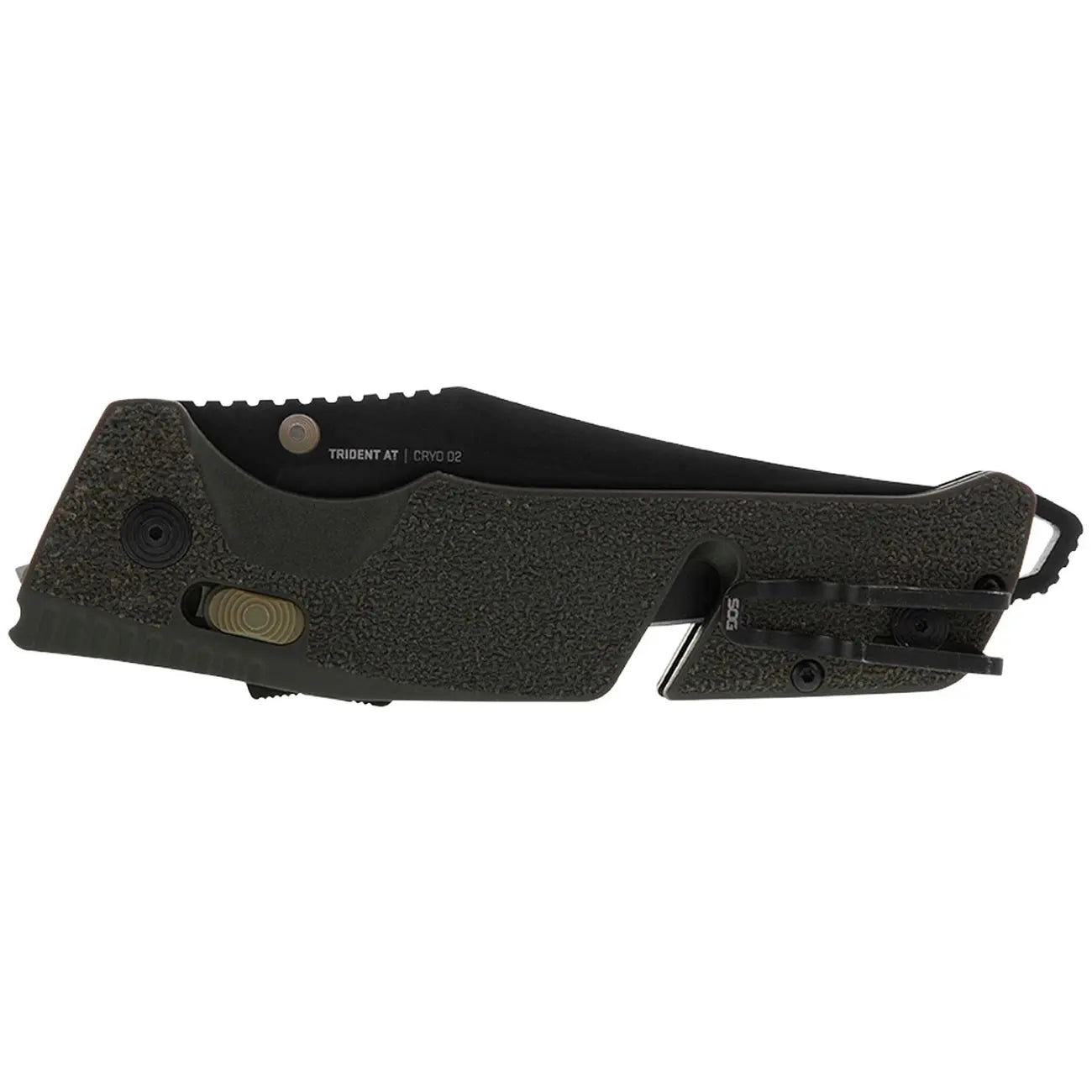 Sog Trident At 3.7" Folding Pocket Knife (olive Drab) SOG