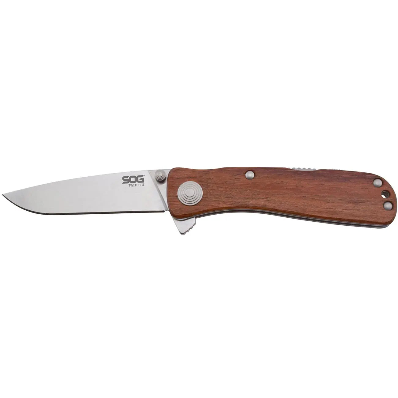 Sog Twitch Ii - Wood Handle Folding Knife SOG