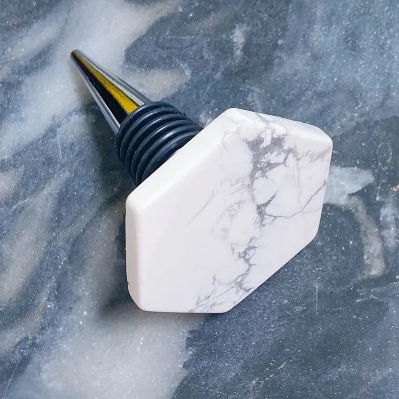 Soho Lounge Hexagon Stone Wine Stopper Ellison+Young