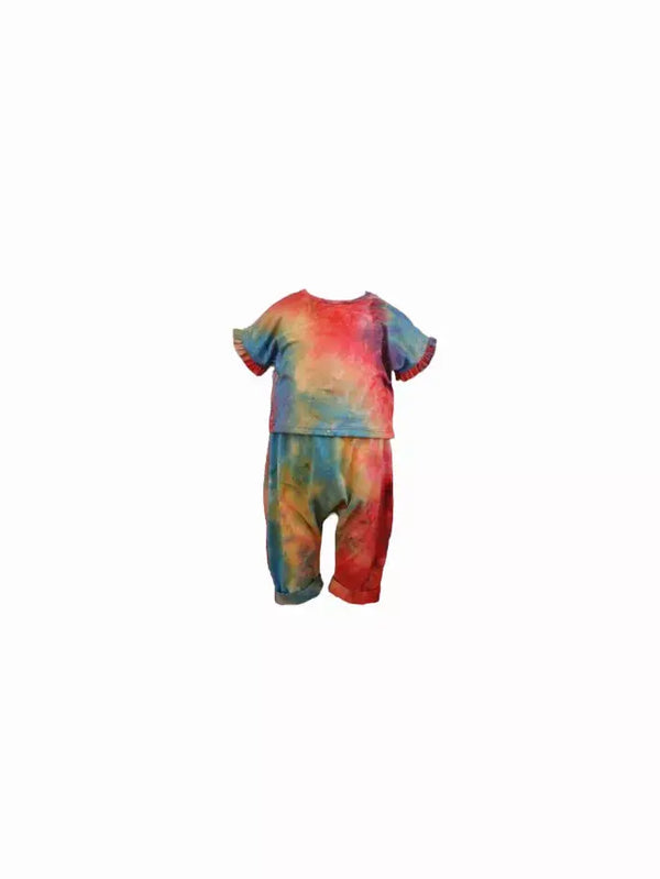 Sorbet Rainbow Top & Pants Set Little Mass