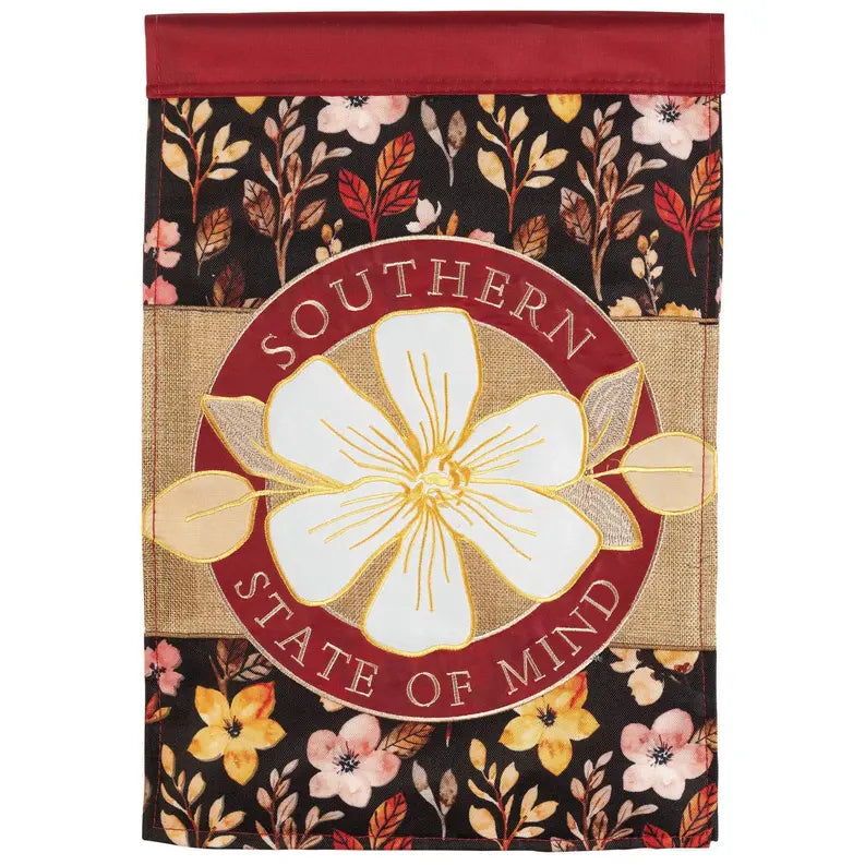 Southern State Of Mind Double Applique Plus Garden Flag Dicksons Inc
