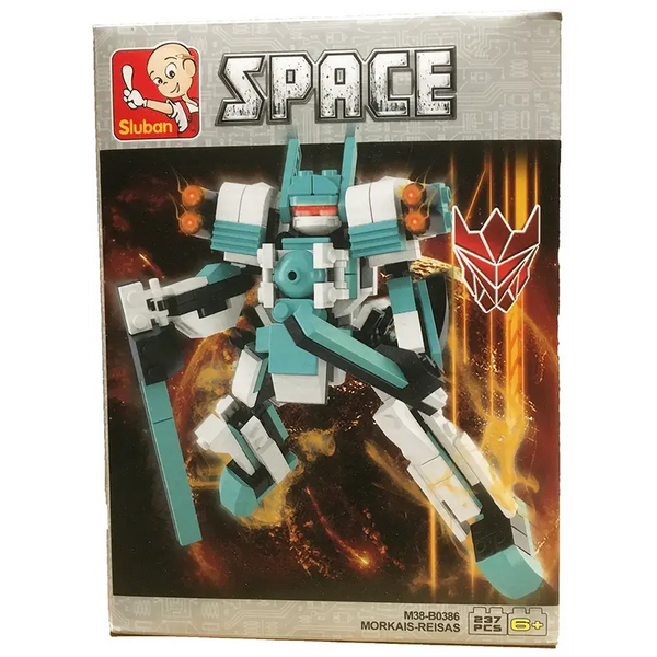 Space Fighter Morking-Hanries Building Brick Kit (237 pcs) Texas Toy Distribution