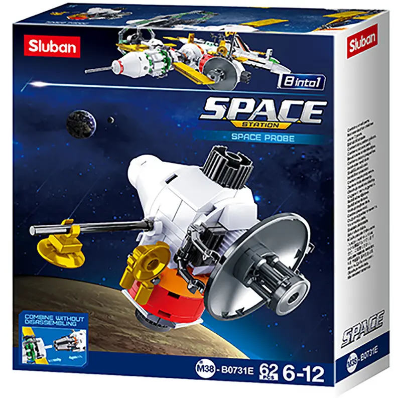 Space Probe Building Brick Kit (62 Pcs) Texas Toy Distribution
