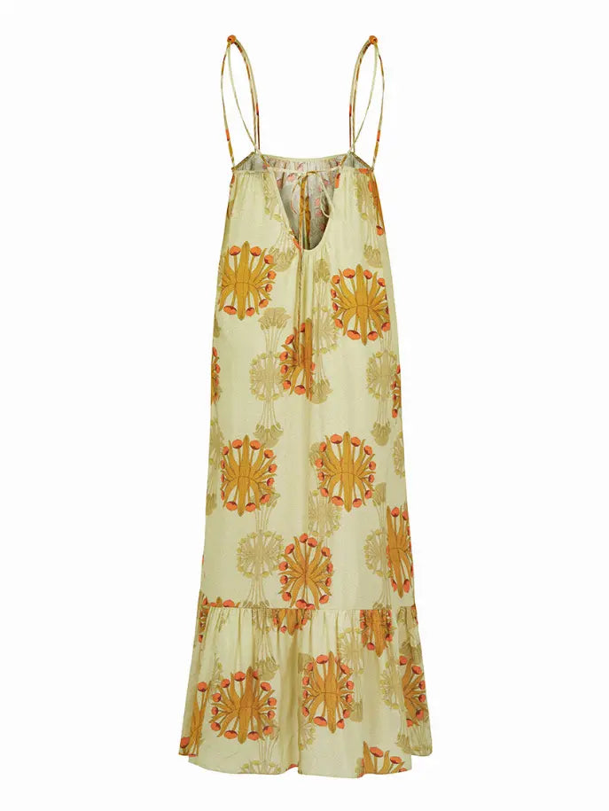 Spaghetti Strap Print Dress Nocturne