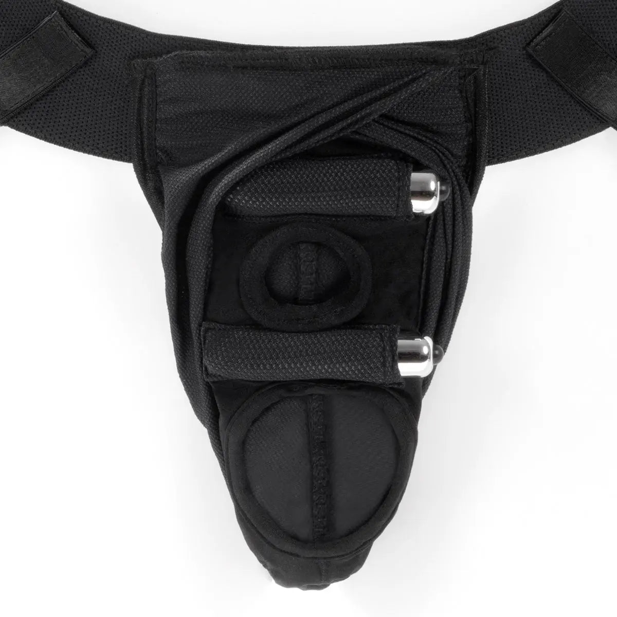 SpareParts Deuce Cover Undwr Harness Black (Double Strap) Size B Nylon SpareParts HardWear