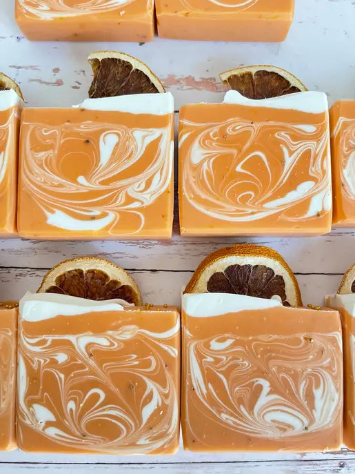 Sparkling Orange Soap Sabun by the bay