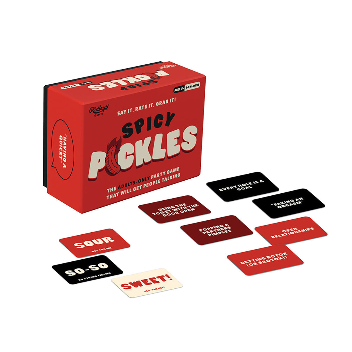 Spicy Pickles:The adults-only party game that will get people talking Hachette