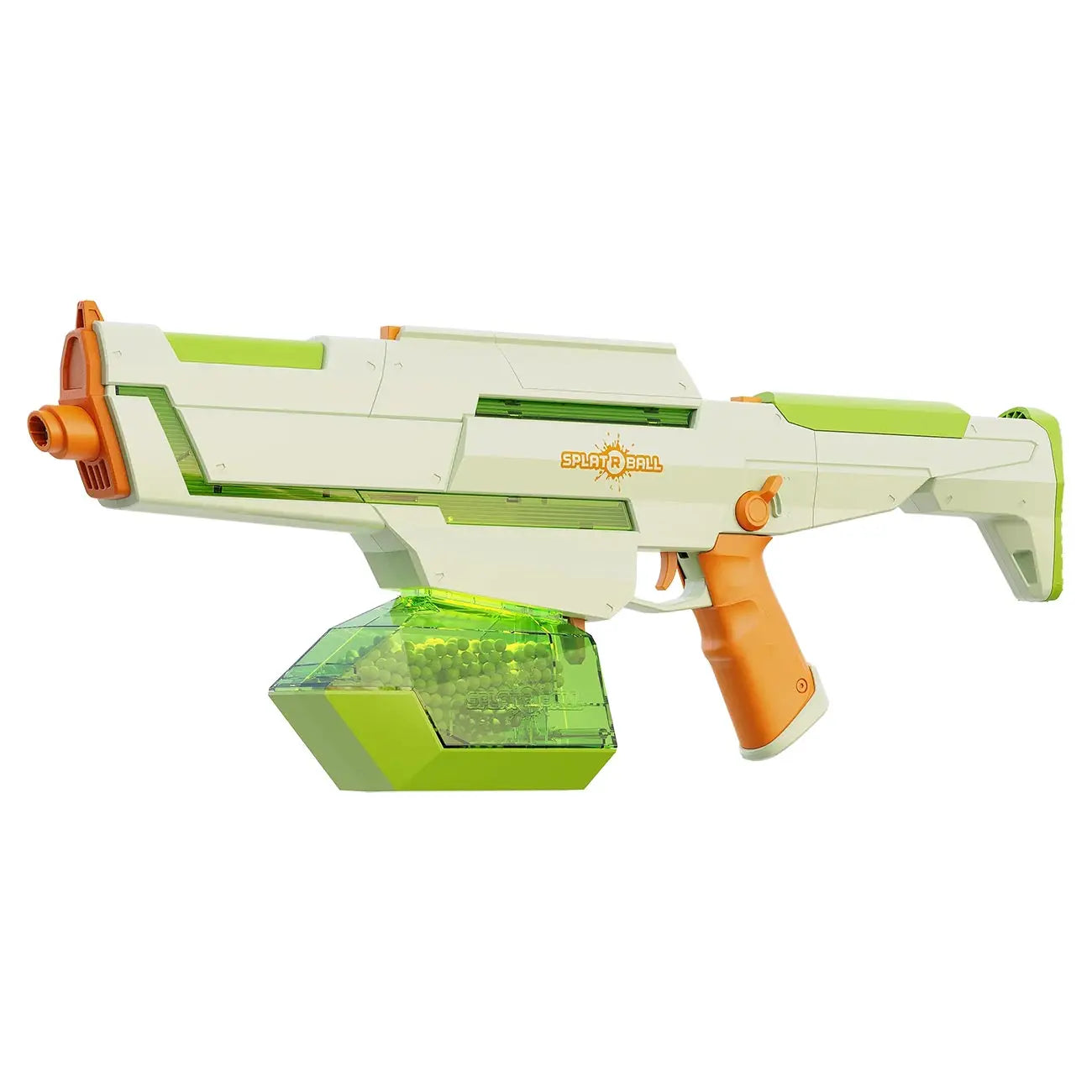 Splatrball Srb1300 Skyglow Full Auto Rechargeable Battery Powered Water Bead Gel Ball Blaster Kit SPLATRBALL