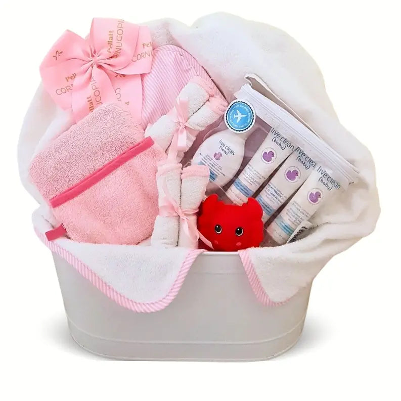 Splish Splash Baby Girl Gift Basket Cornucopia Gifts