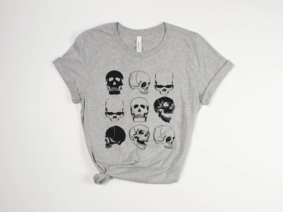 Spooky Skulls Unisex Halloween Shirt Stiles Tee