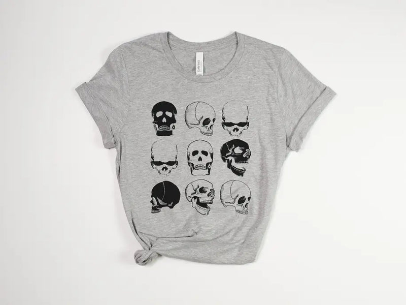 Spooky Skulls Unisex Halloween Shirt Stiles Tee
