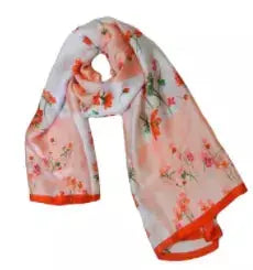 Spring Scarf Orange Spring Scarf