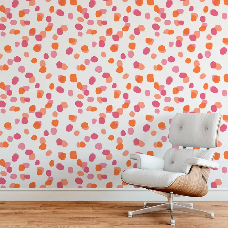 Sprinkles Vinyl Canvas Peel & Stick Wallpaper Panel SBC-LTD