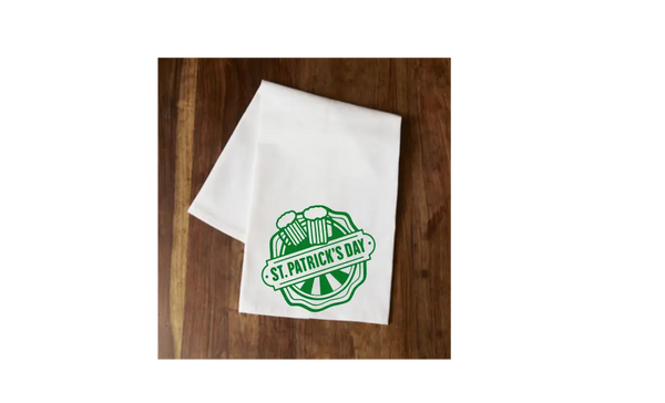 St. Patrick's Day Tea Towel 3 Your Custom Sports