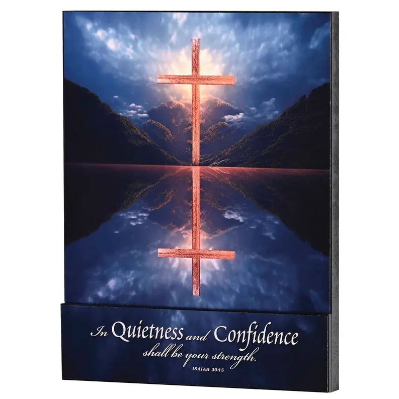 Stacked Wall Plaque In Quiet Confidence Dicksons Inc
