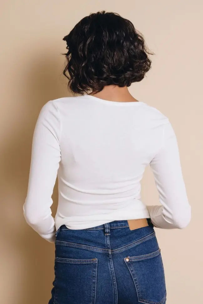 Stacy's Mom Long Sleeve Top Stay Warm in Style