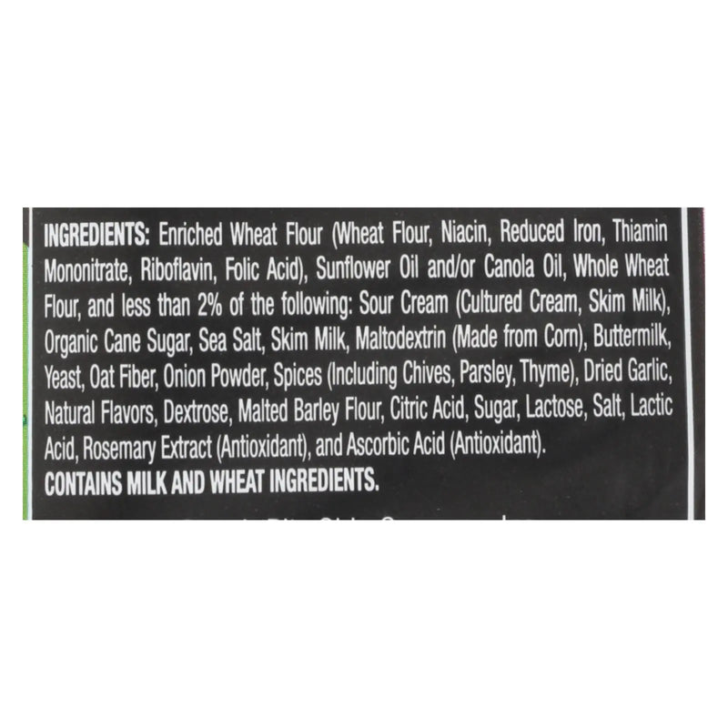 Stacy's Pita Chips Perfectly Thymed Pita Crisps - Case Of 8 - 6.75 Oz. Stacy's Pita Chips
