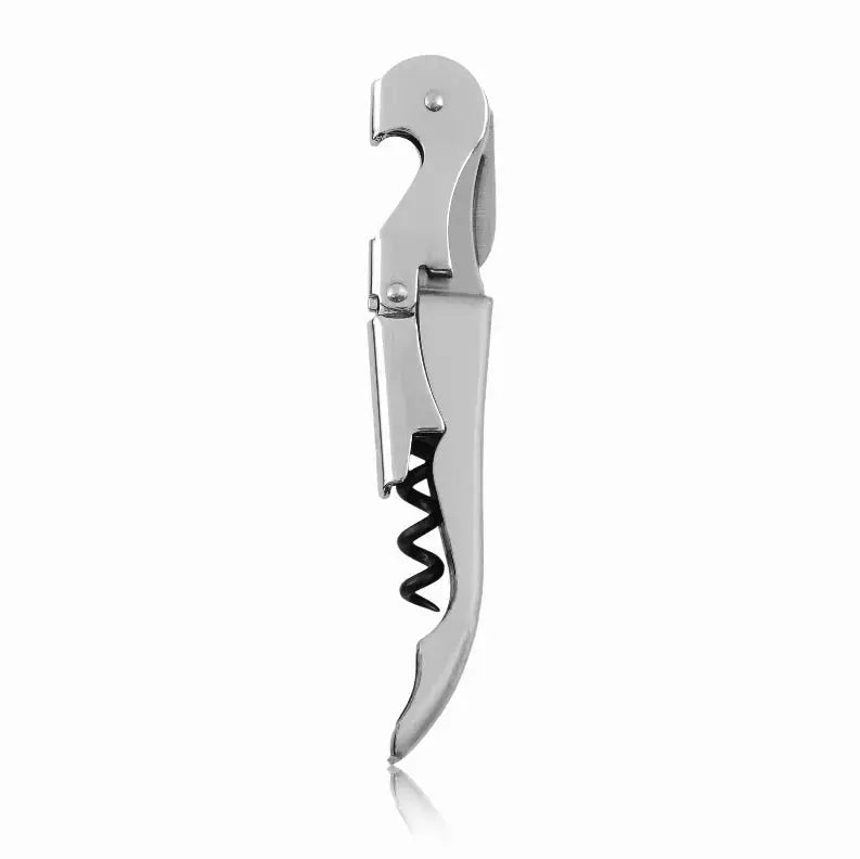 Stainless Steel Doubled Hinged Corkscrew True Brands