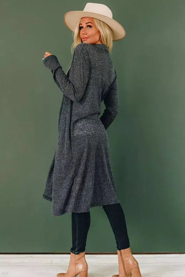 Stanford Slouchy Knit Cardigan Stay Warm in Style
