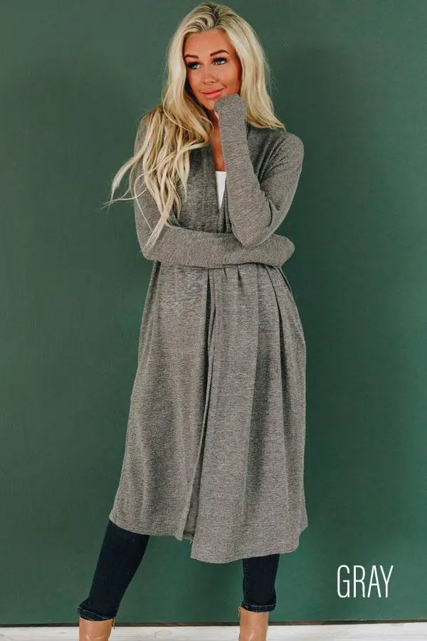 Stanford Slouchy Knit Cardigan Stay Warm in Style