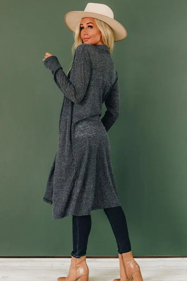 Stanford Slouchy Knit Cardigan Stay Warm in Style