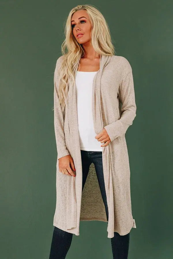 Stanford Slouchy Knit Cardigan Stay Warm in Style