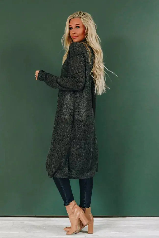 Stanford Slouchy Knit Cardigan Stay Warm in Style