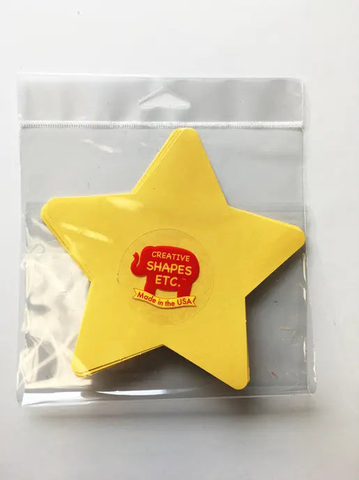 Star Large Single-Color Creative Cut-Outs Creative Shapes